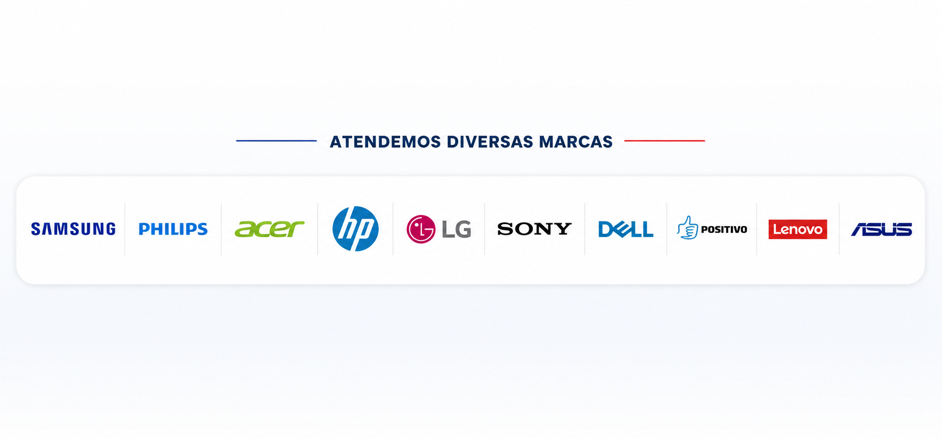 Marcas atendidas pela Micro Ativa